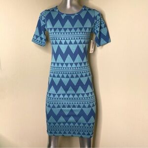 Short sleeve Jaquard Dress NWT